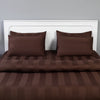 Cozy Chocolate Brown Cotton King Size Duvet Cover