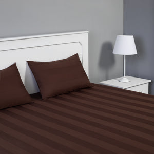 Premium Quality Bed Sheet (Brown) - Handmade Stories