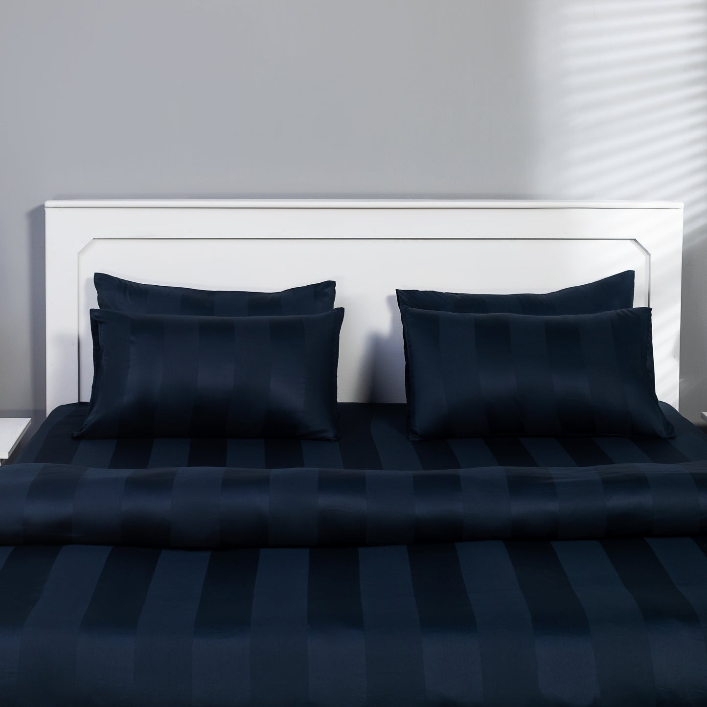 Classic Navy Blue Duvet Cover