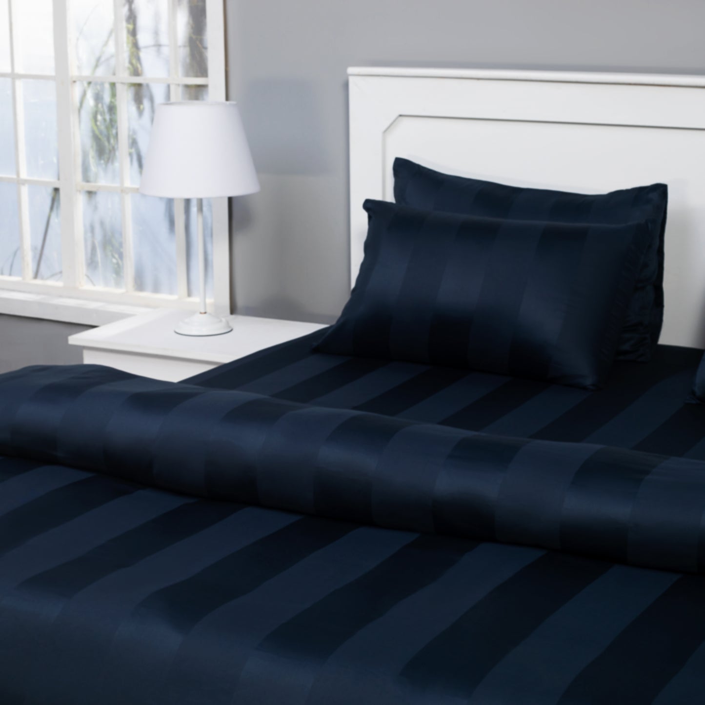 Classic Navy Blue Duvet Cover