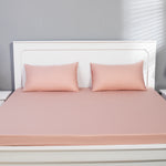 Pink Narrow Stripe Cotton Fitted Sheet Set - Handmade Stories