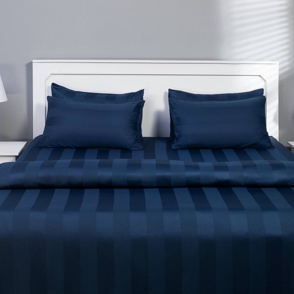 Ombre Navy and Light Blue Bedding