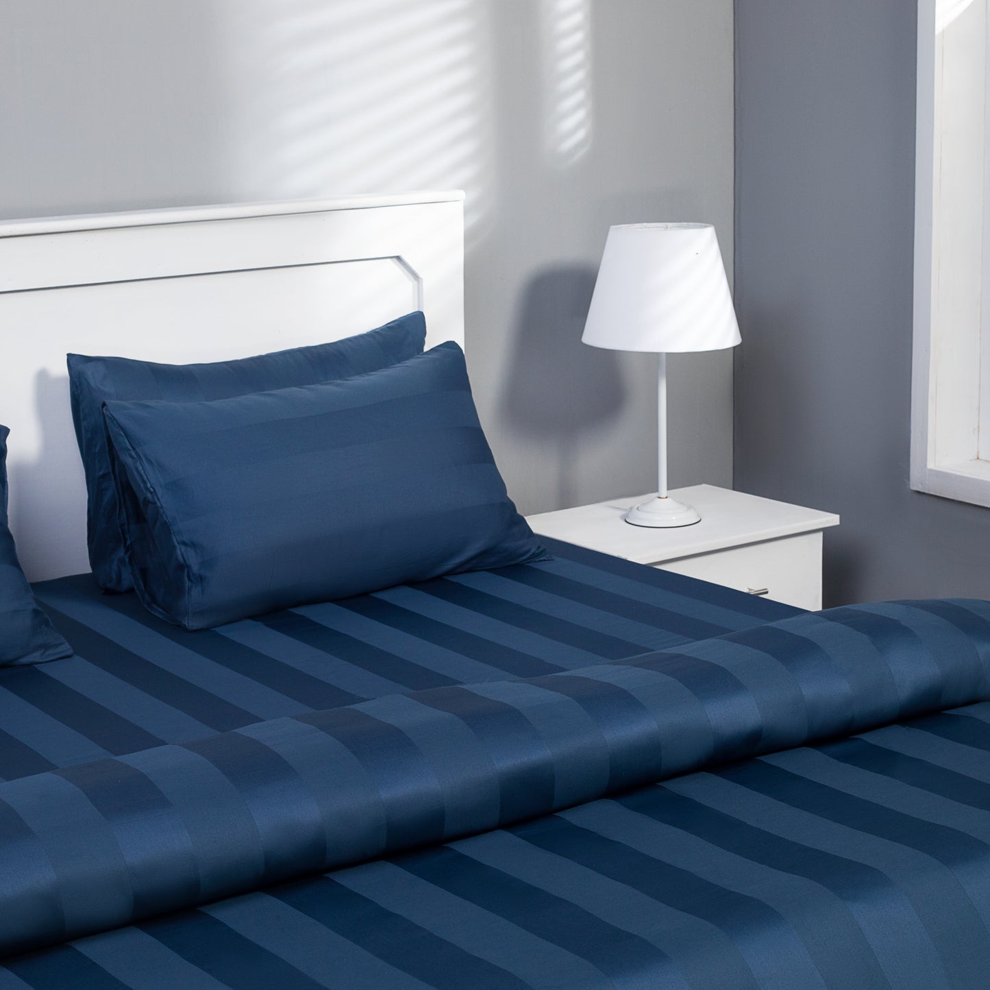 Ombre Navy and Light Blue Bedding