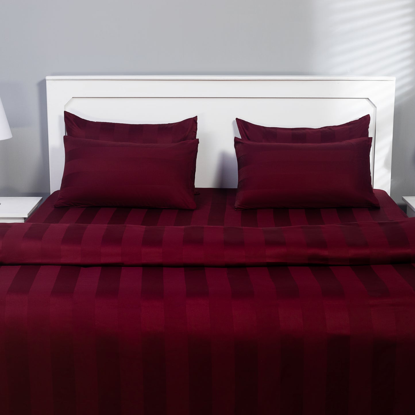 Burgundy Duvet Cover Set