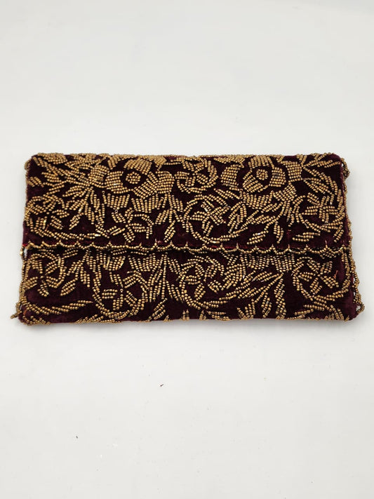 Handmade Beaded Clutch with string (Design-6)