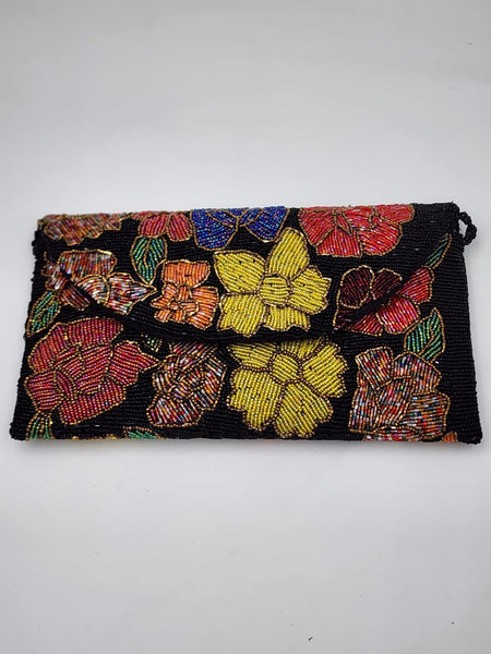 Handmade Beaded Clutch with string (Design-7)