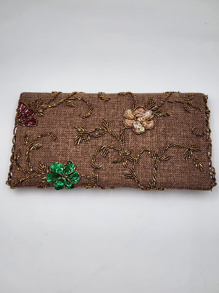 Handmade Beaded Clutch with string (Design-8)