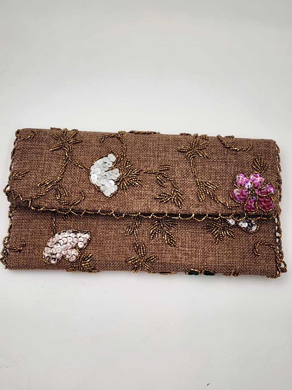 Handmade Beaded Clutch with string (Design-8)