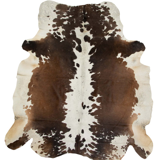 Brown & White Exotic Cowhide Rug