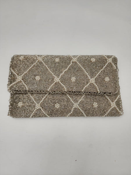 Handmade Beaded Clutch with string (Design-9)
