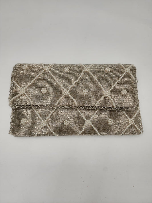 Handmade Beaded Clutch with string (Design-9)