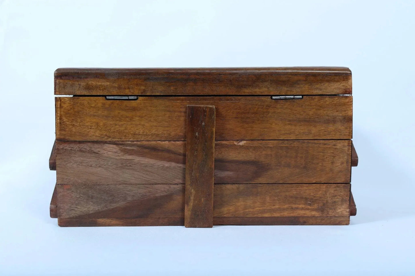 Elegant Wooden Jewelry Organizer (3 Compartment) - Handmade Stories