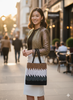 Aurora Peaks Beaded Handbag