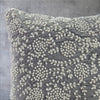 Handmade velvet Cushion Cover (Grey pearl & Silver) - Handmade Stories