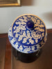 Handmade Ceramic Serving pot- Handi ( with stand) - Blue