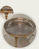 17" Royal hammered raised Brass serving platter
