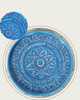 Ceramic Pizza Plate / Salad Platter (Blue)