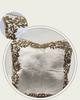 Handmade Velvet Cushion Cover (Ivory white and Gold) Design - 3