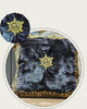 Handmade velvet Cushion Cover (Black and Gold)