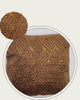 Handmade velvet Cushion Cover (Brown and Gold)