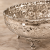 Floral Engraved Brass Bowl