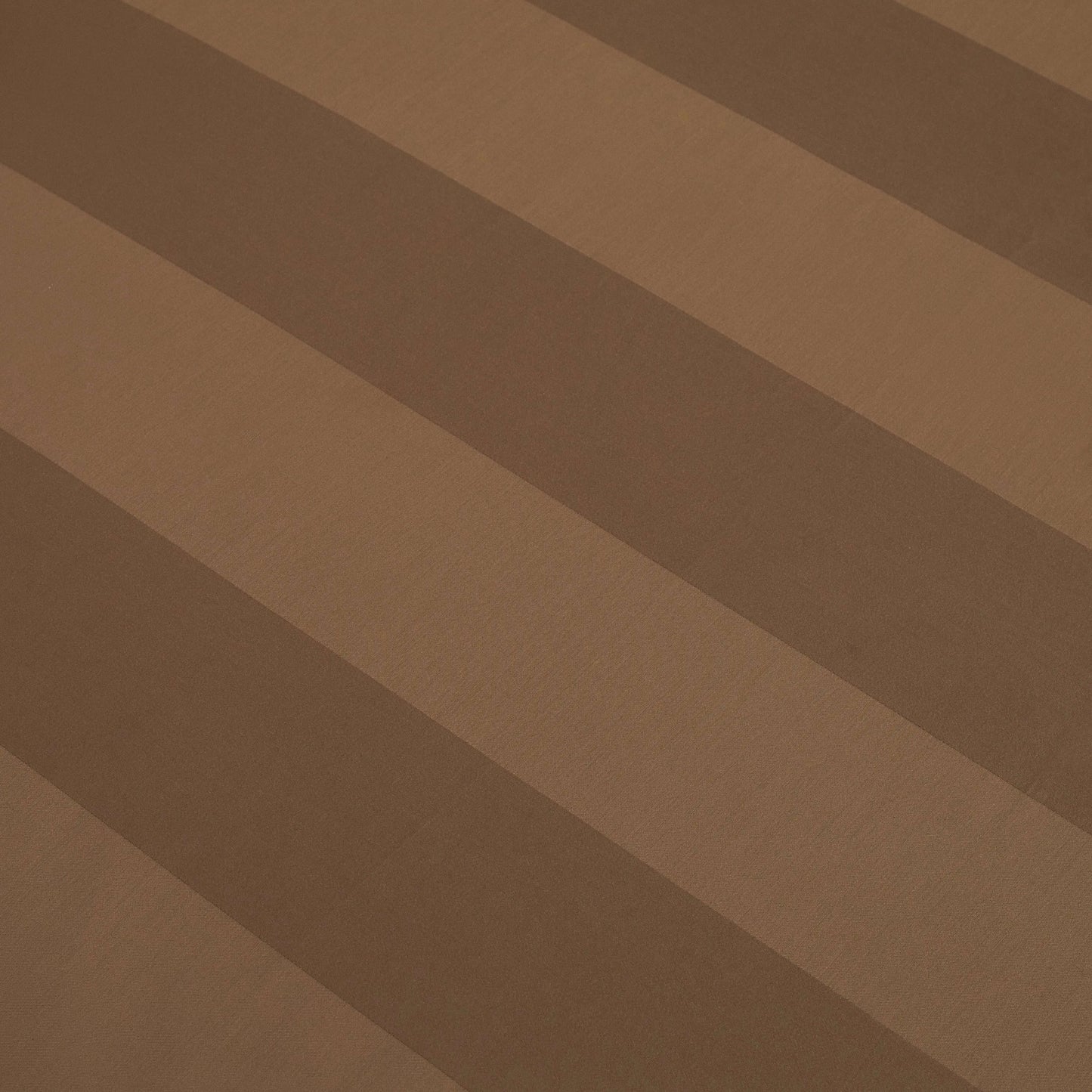 Premium Quality Bed sheet (Mud Brown with Wide Stripes) - Handmade Stories