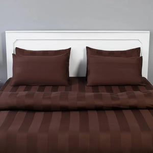 Quilt Cover Set (Cozy Chocolate Brown Cotton) - Handmade Stories