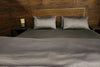 Metallic grey Fitted Sheet and Pillowcase Set - Handmade Stories