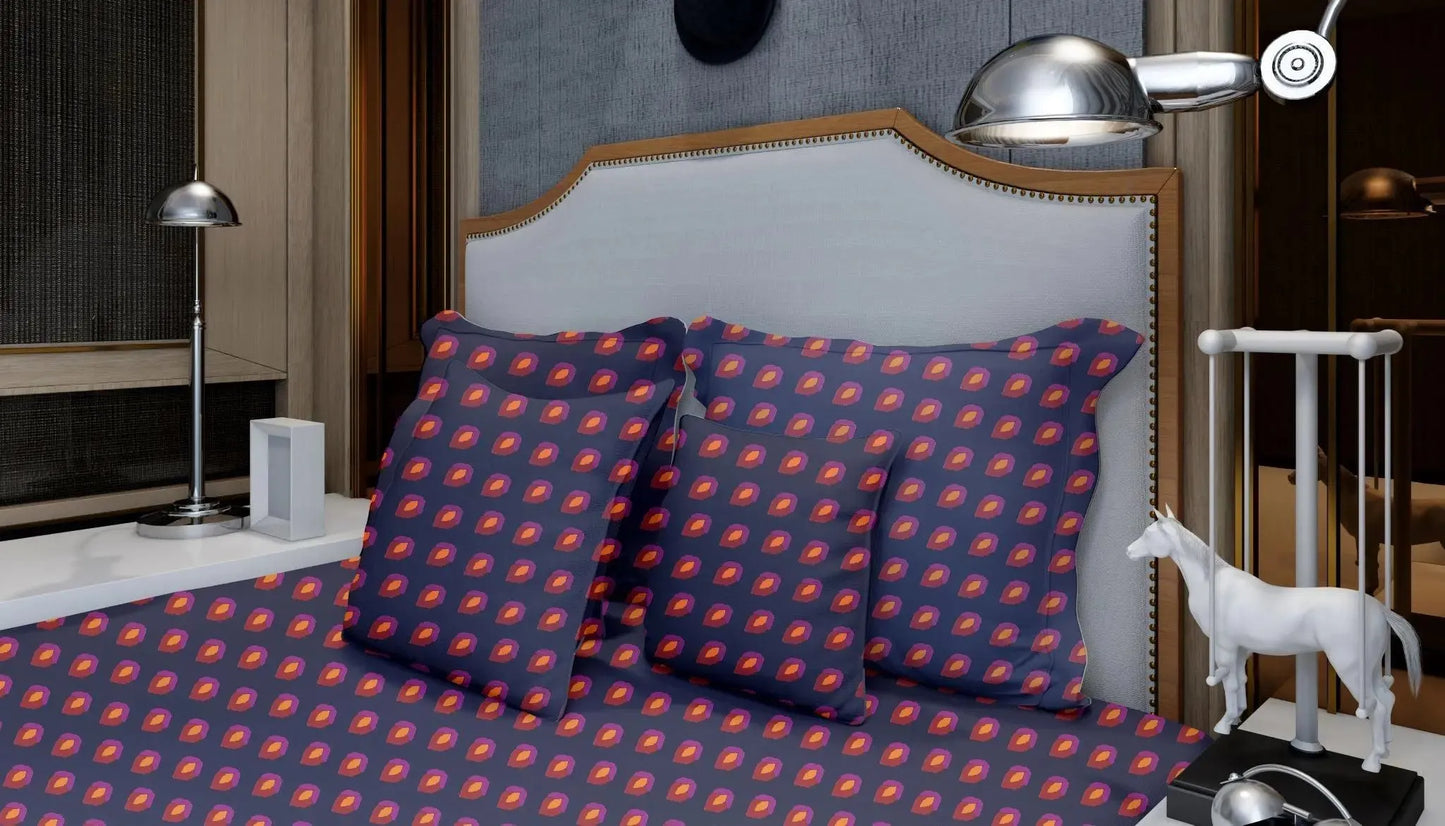 Quilt Cover Set (Red Dots) - Handmade Stories