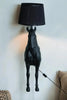 Royal Black Horse Wall hanging Lamp Handmade Stories By Maryam Baqir