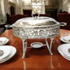 Silver Engraved Chafing Dish