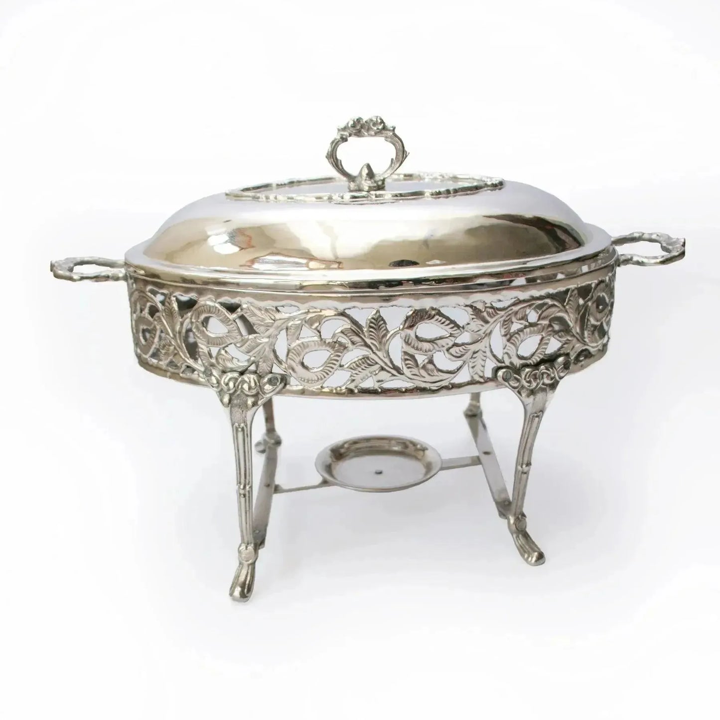 Silver Engraved Chafing Dish 2