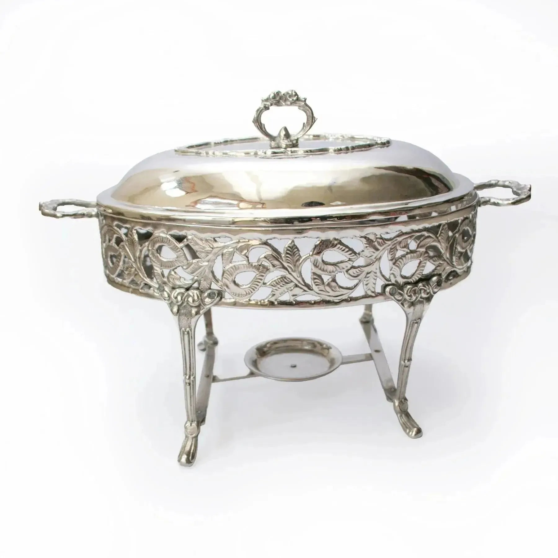 Silver Engraved Chafing Dish 2