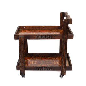 Handcrafted Wooden Tea Trolley - Handmade Stories