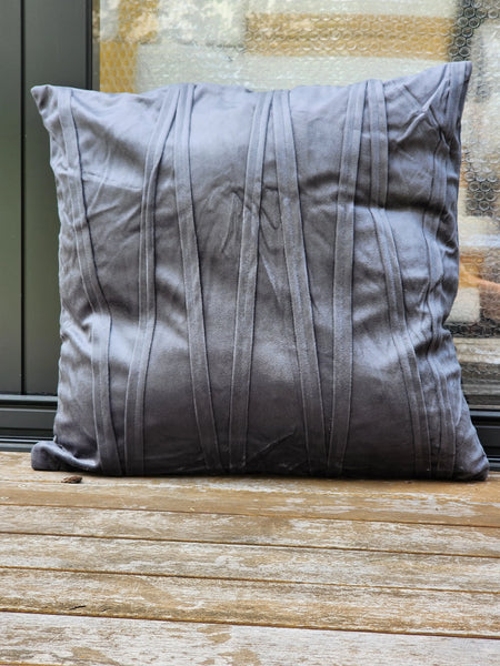 Soft velvet cushion cover - Grey