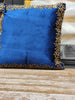 Handmade velvet Cushion Cover (Royal Electric Blue)