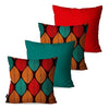 Set of 4 Printed Cushion Cover (Multi Colour)