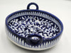 Blue pottery serving dish (Karahi)