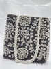 Elegant Black Hand Embellished Beaded Women Handbag (Design-III)