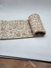 Handmade Table Runner (Off White Gold with Pearl)