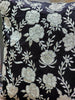 Handmade velvet Cushion Cover (Black and Silver)