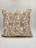 Handmade Velvet Cushion Cover (White Gold and Pearl)