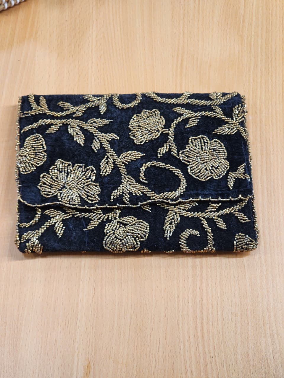 Handmade Beaded Clutch with string (Design-9)