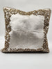 Handmade Velvet Cushion Cover (Ivory white and Gold) Design - 3