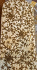 Handmade Beaded Table  Runner (Off white & gold)