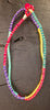 Fabric wrapped beaded necklace - Design- 6