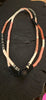Fabric wrapped beaded necklace - Design 5
