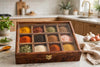 Handcarved wooden multi purpose Box - (design 2)