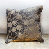 Handmade velvet Cushion Cover (Grey & Silver)