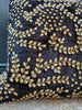 Handmade velvet Cushion Cover (Black, Gold and Pearl)